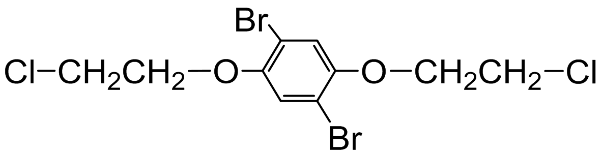 1,4-二溴-2,5-双（2-氯乙氧基）苯
LC