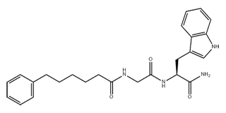 L-Tryptophanamide,
 N-(1-oxo-6-phenylhexyl)glycyl-