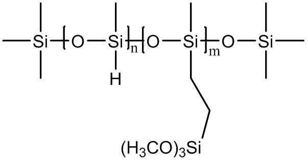 乙烯基三甲氧基硅烷接枝改性含氢硅油